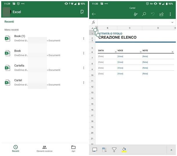 Come recuperare un file Excel non salvato su smartphone e tablet