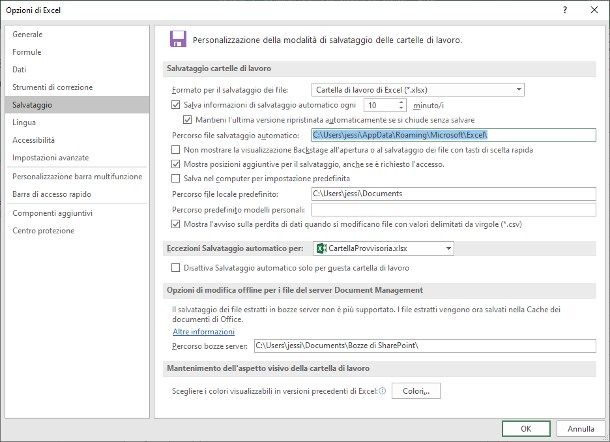 Come recuperare un file Excel non salvato su Windows