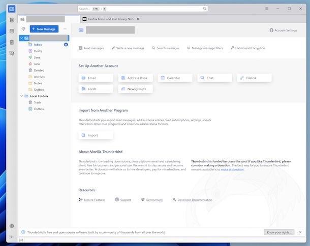 Mozilla Thunderbird portable