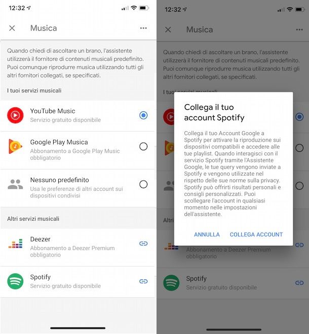 Come collegare Google Home a Spotify