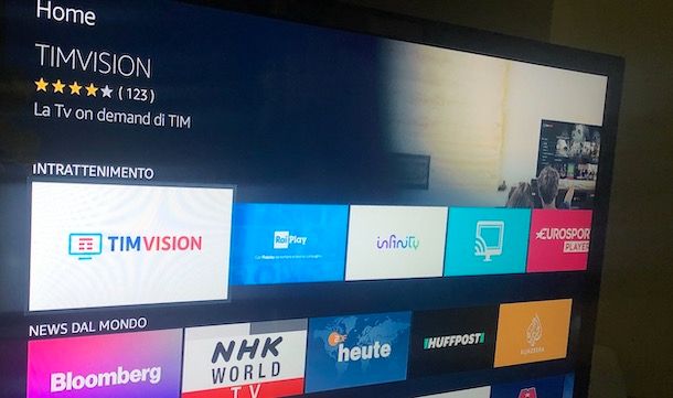 Installare TIMvision su Fire TV Stick