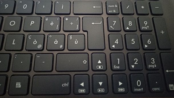 Come sbloccare la tastiera numerica del PC ASUS
