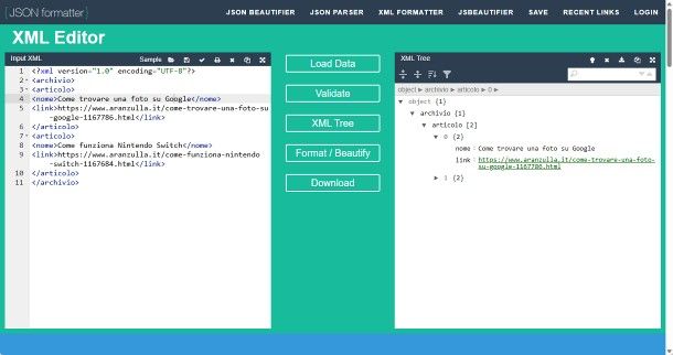 Come creare un file XML