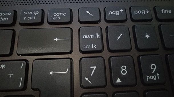 Controllare il tasto di blocco PC portatile