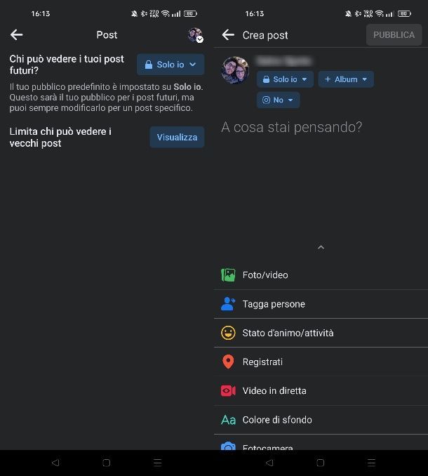 Come tutelare la privacy dei post su Facebook