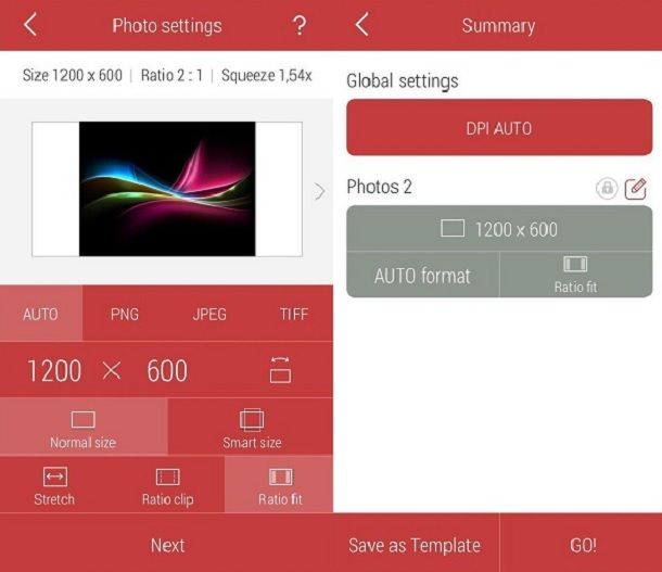 Ridimensiona immagini iOS