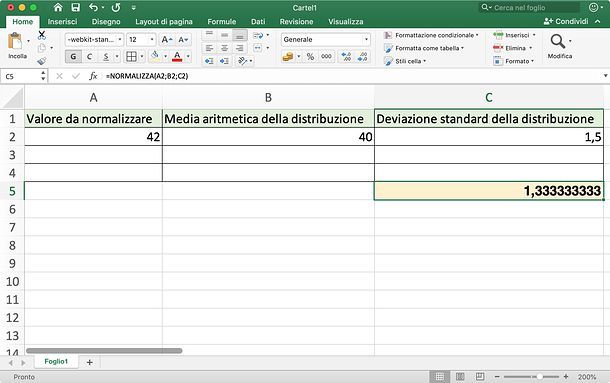 Come normalizzare dati Excel su PC