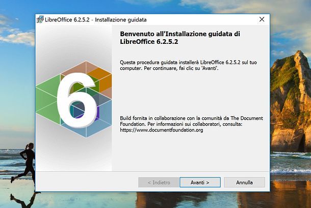 Installazione LibreOffice Windows