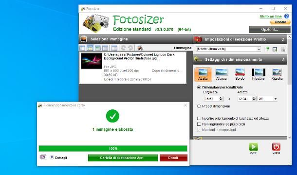 Come ingrandire un’immagine per stamparla su Windows