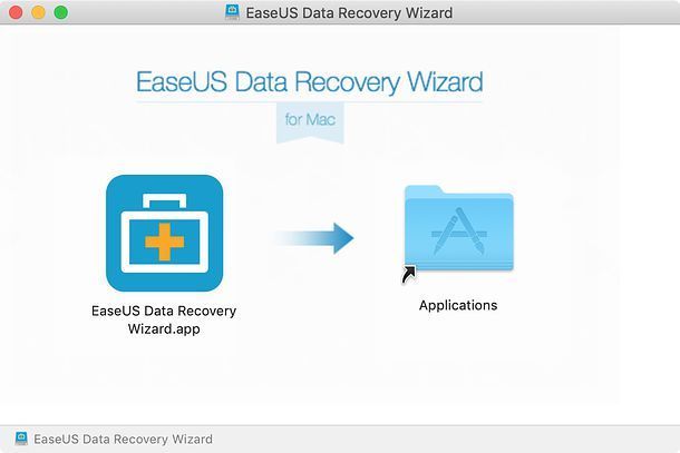 Installazione EaseUS Data Recovery Wizard su Mac
