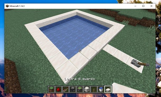 Lastra di quarzo Minecraft