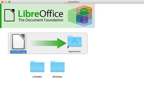 Installazione LibreOffice su Mac