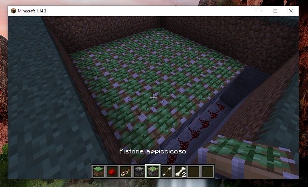 Pistone appiccicoso Minecraft