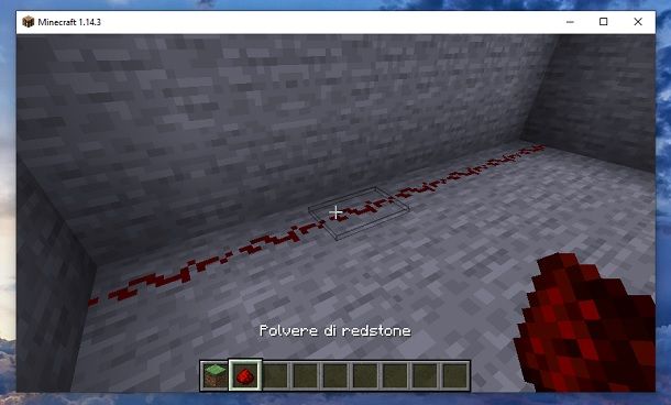 Polvere di redstone Minecraft