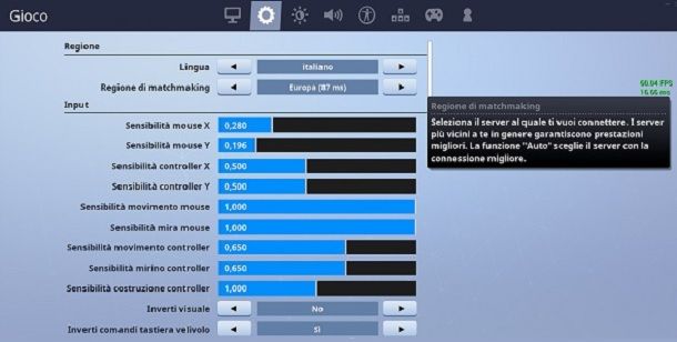 Regione matchmaking Fortnite PS4