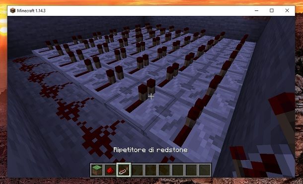 Ripetitore di redstone Minecraft