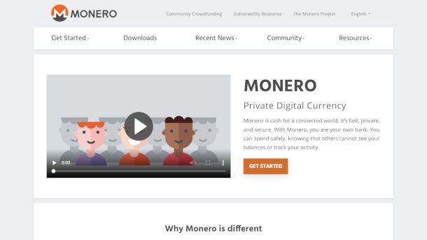 Sito di Monero