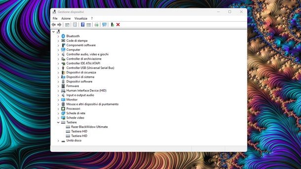 Reinstallare la tastiera WIndows 11