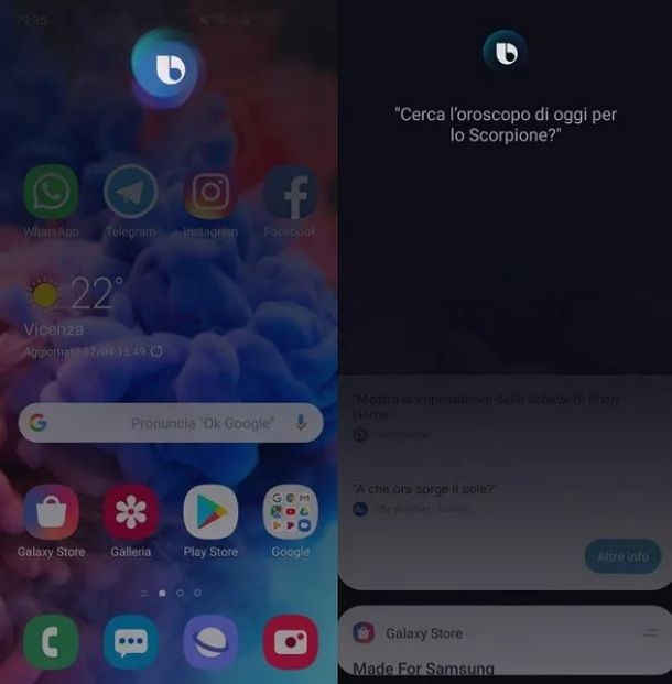 Informazioni su Bixby