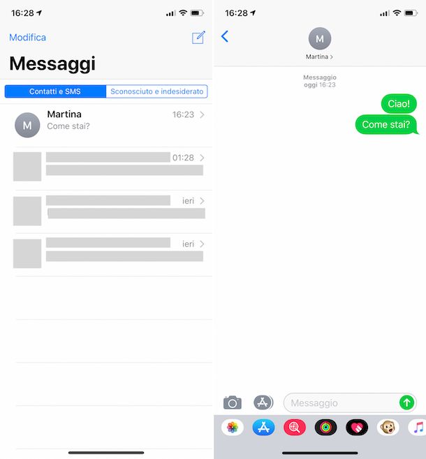 Cronologia chiamate su iPhone