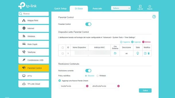 Come bloccare un sito dal router