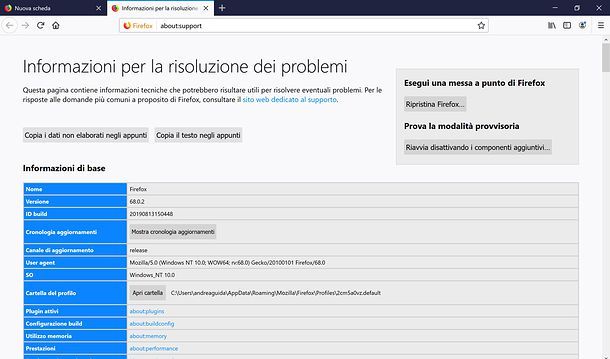 Come ripristinare Firefox