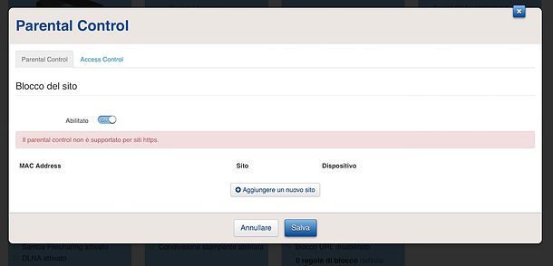 Come bloccare un sito dal router