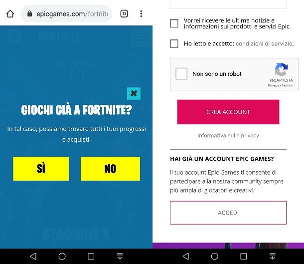 Cambiare nome Fortnite da mobile