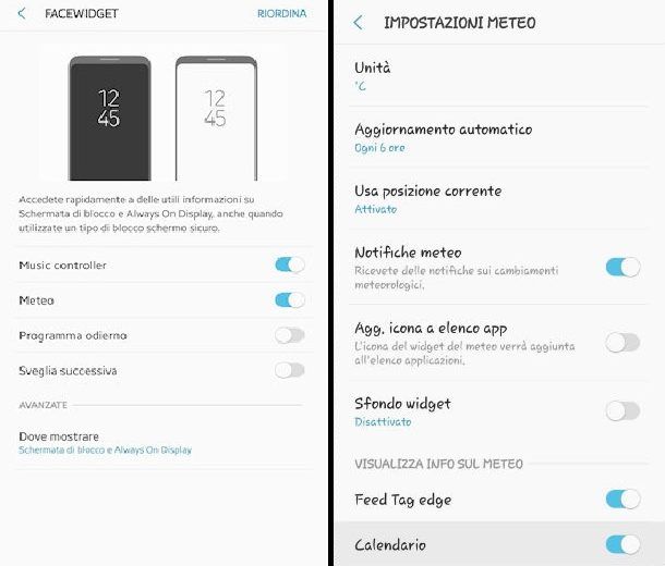 Come mettere il meteo nella schermata di blocco su Android