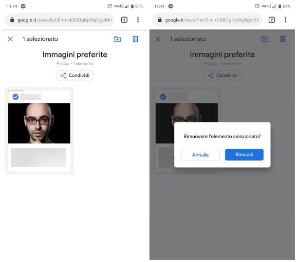 Come cancellare immagini salvate da Google