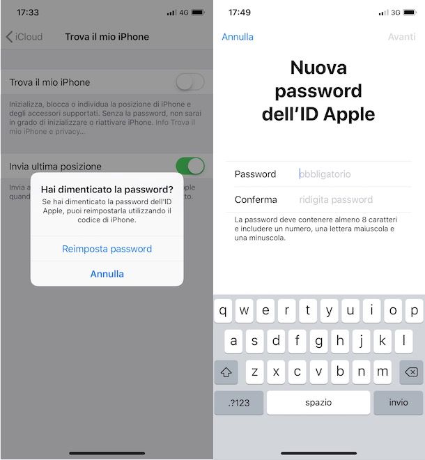 Account senza autenticazione a due fattori