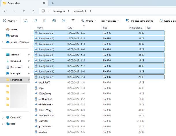 Come rinominare più file contemporaneamente