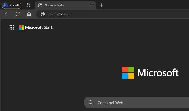 Come riavviare il browser in automatico