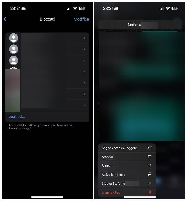 Come bloccare un numero di telefono su WhatsApp