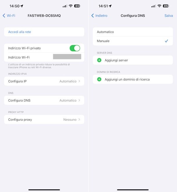DNS iOS