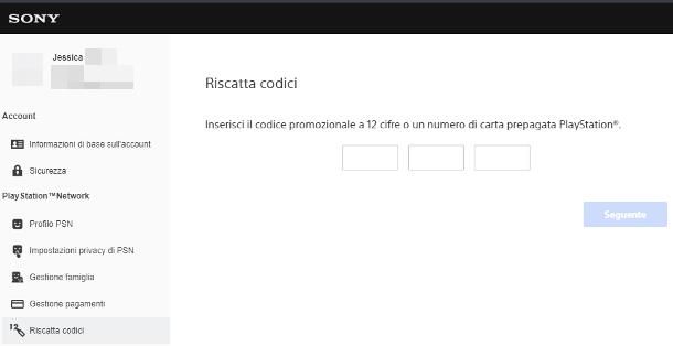Come riscattare codice PlayStation Plus da PC