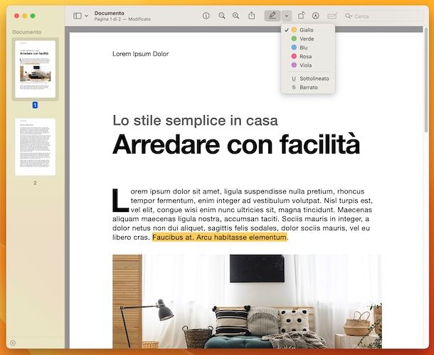 Anteprima macOS