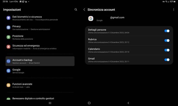 Come importare i contatti da Gmail su Android