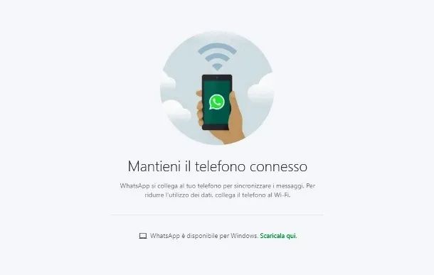 Vedere messaggi eliminati WhatsApp Web