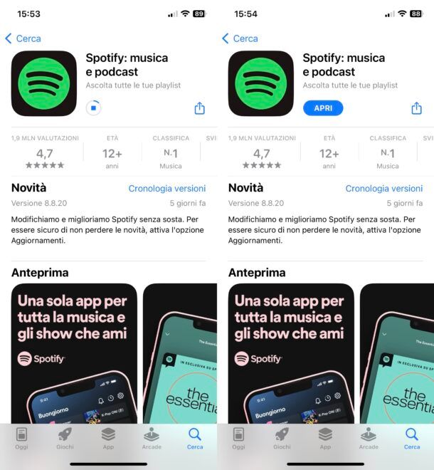 Come installare Spotify