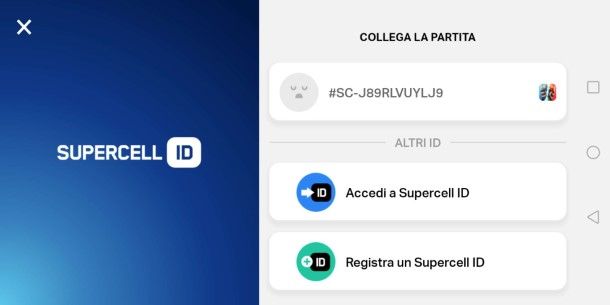 Come creare un secondo account Supercell ID