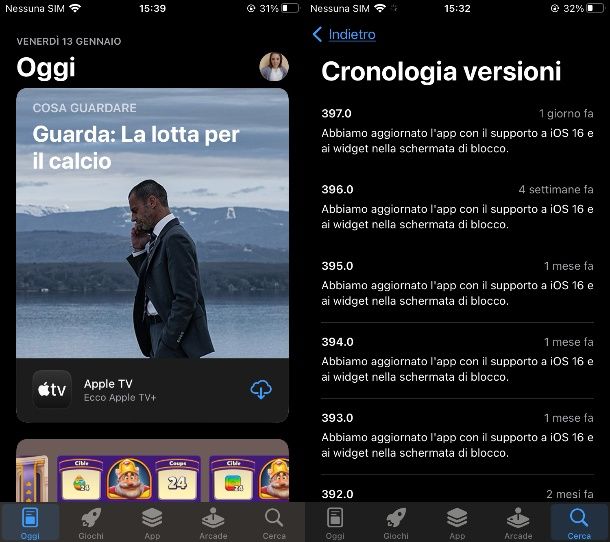 come aggiornare Facebook su iPhone