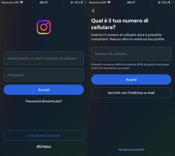 Come iscriversi e accedere a Instagram