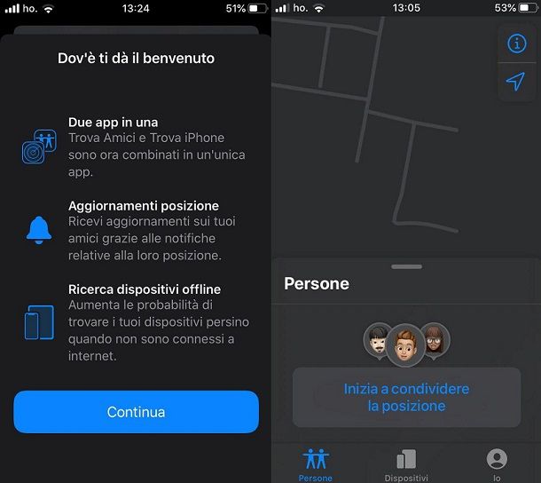 App dove iOS 13