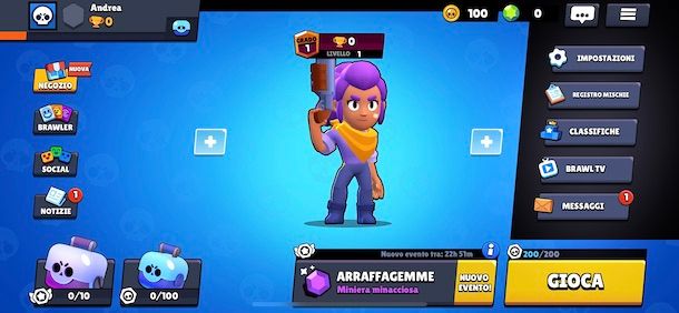 Creare Supercell ID da Brawl Stars