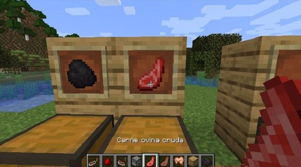 Carne ovina cruda Minecraft