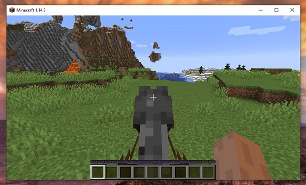 Cavalca cavallo Minecraft