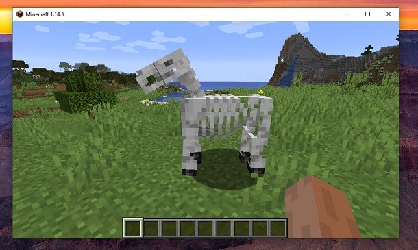 Cavallo scheletro Minecraft