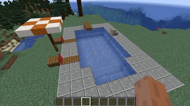 Come fare una piscina su Minecraft