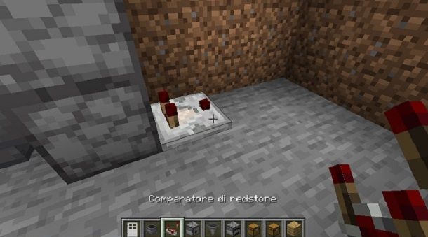 Comparatore di redstone Minecraft